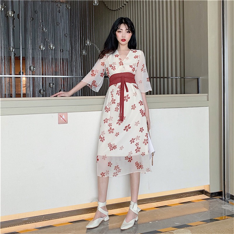 Đầm ulzzang Váy voan kiểu Nhật thiết kế dài công chúa có lớp lót vải  xòe xếp ly đẹp Kozoda M39 | BigBuy360 - bigbuy360.vn