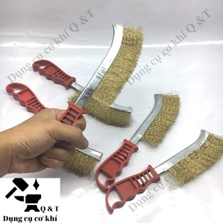 Bàn chải sắt đánh rỉ , Chổi sắt cán đỏ cầm tay