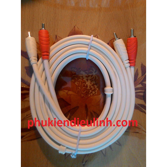 CÁP AUDIO AV 4 ĐẦU HOA SEN DÀI 1,8M