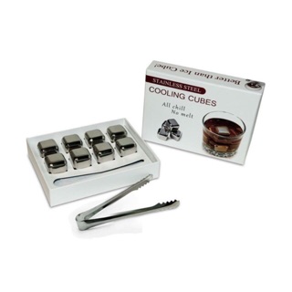 Đá viên inox ko tan stainless steel coolings cubes