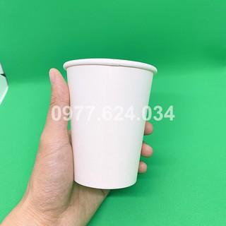 200 cốc giấy 12oz (400ml) hàng chất lượng cao có nắp - Minh Đức Green