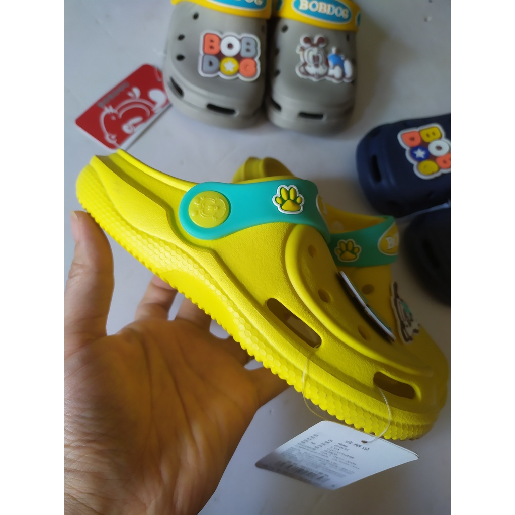 Dép sục Bobdog 3 màu cho bé
