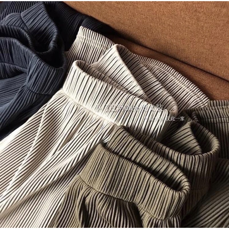 [Order- SẴN ĐEN M] Quần suông chất lụa (có ảnh thật) | BigBuy360 - bigbuy360.vn