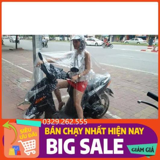 (FreeShip) Áo mưa trong suốt siêu dai hàng chất lượng cao