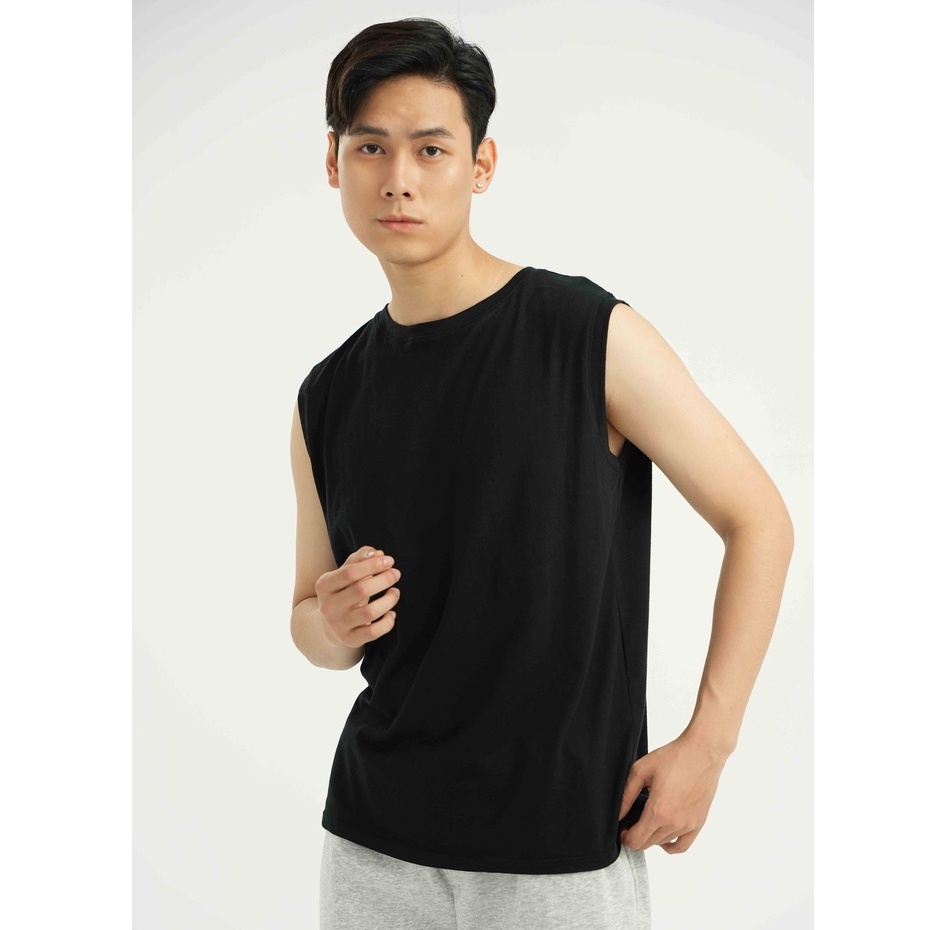 Áo ba lỗ nam thiết kế để chơi thể thao, tập gym chất cotton mát mịn AUTOMAN A14