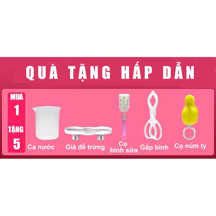 Máy hâm sữa - máy hâm sữa đôi và tiệt trùng đa năng ủ sữa, hâm sữa mẹ