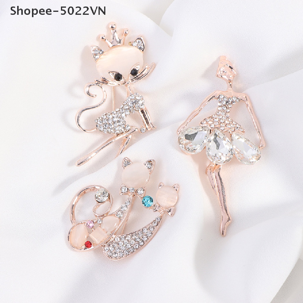 1 Trâm Cài Áo Đính Đá Sang Trọng 5022VN