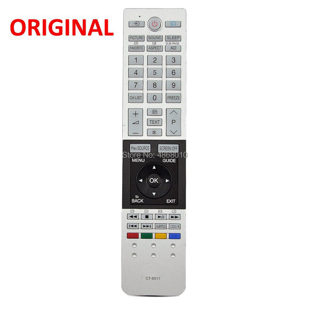 Điều Khiển Từ Xa ct-8517 100% Cho TV Thông Minh Toshiba LCD LED Smart TV ct-90241 ct-90229