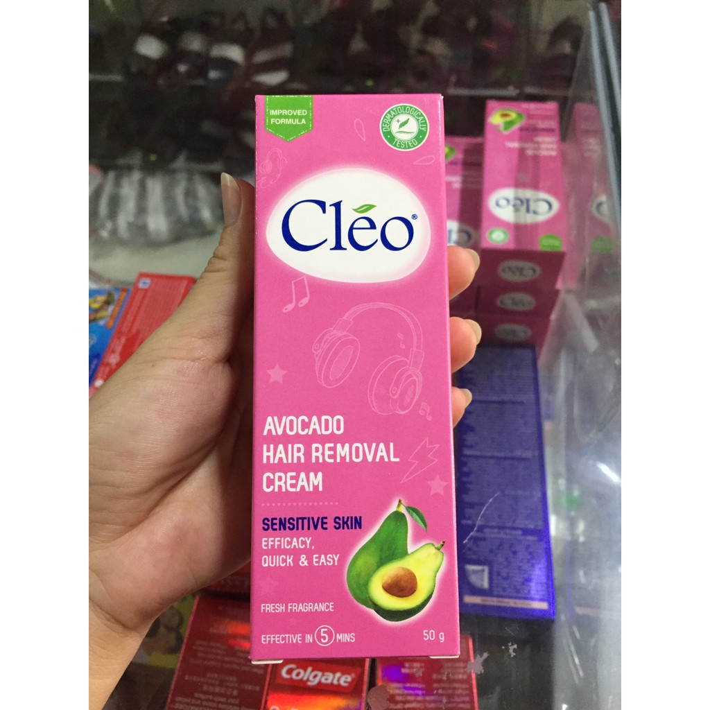 Kem Tẩy Lông Cleo 50g, Hồng, Xanh50g