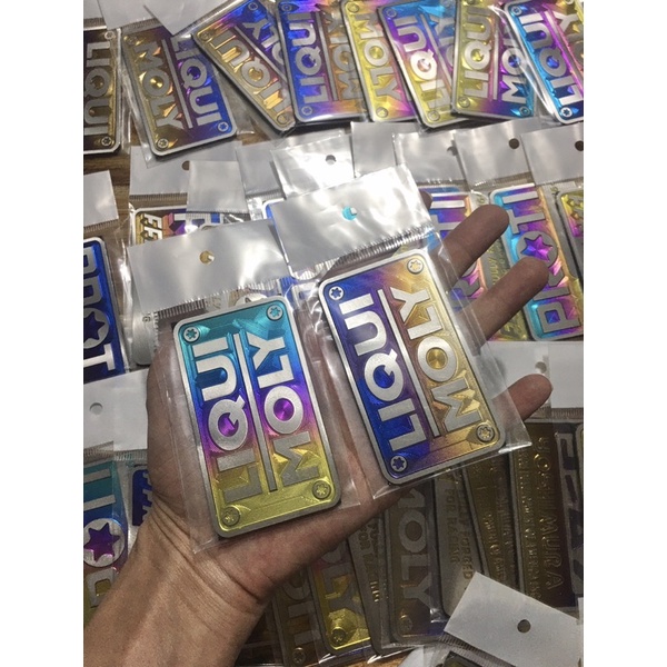 Tem dán bình nước phụ 3D cho AB Vario Click màu khò hoặc điện phân