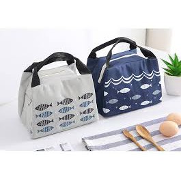 Túi Giữ Nhiệt Đựng Cơm, Đựng Đồ Kiểu Nhật Tiện Ích Có Kéo Khóa_K761