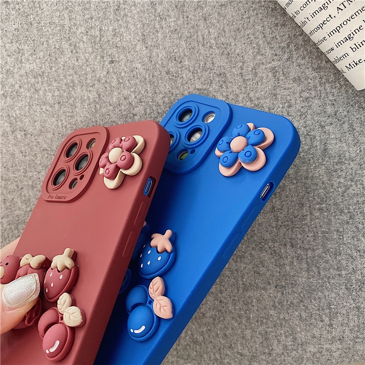 Ốp điện thoại silicon hình hoa dễ thương thích hợp cho iphone 11 12 13 pro max 12 13 mini x xs max xr 6 6s 7 8 plus