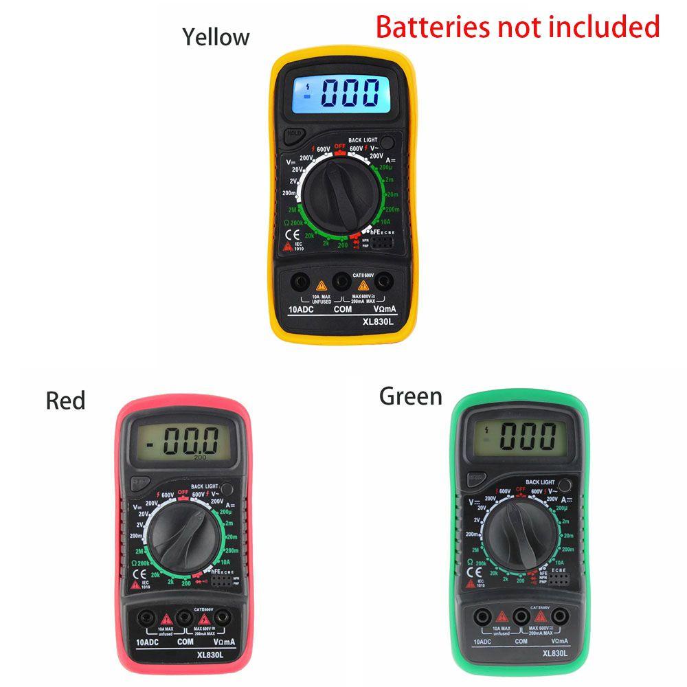 SUENIN Đồng Hồ Vạn Năng Kỹ Thuật Số Màn Hình LCD DC / AC XL830L