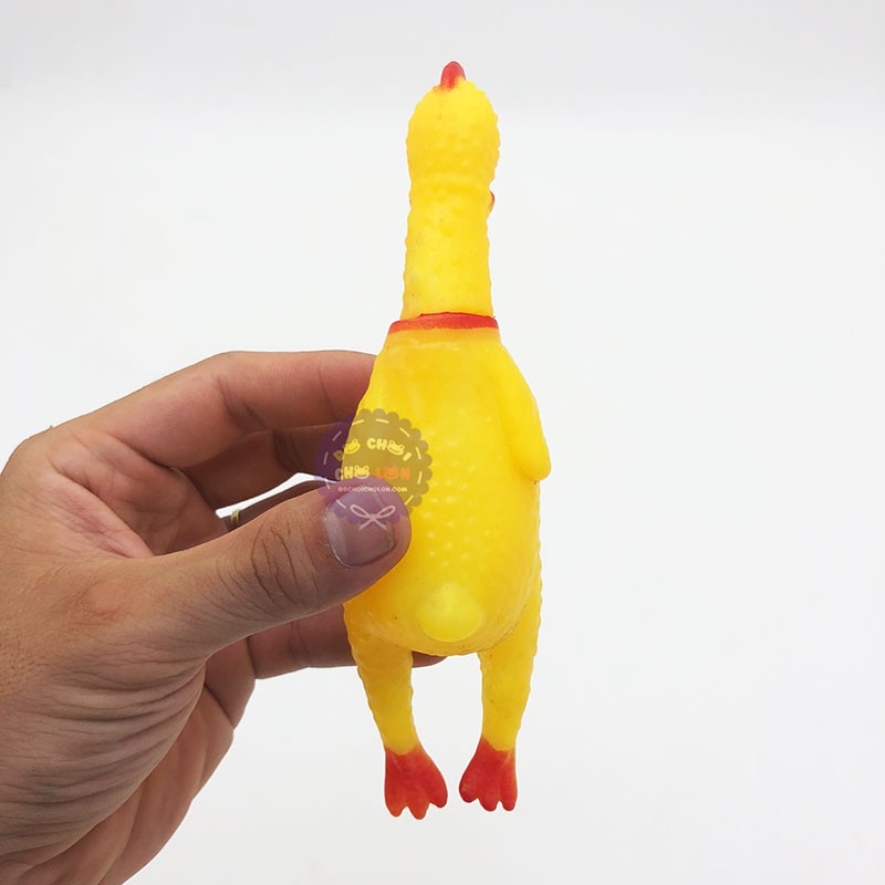 Đồ chơi gà bóp kêu Shrilling Chicken size 17 cm TX012