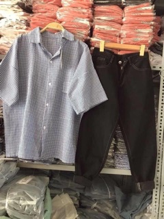 Áo Sơ Mi Phong Cách Hàn Quốc( ảnh thật)
