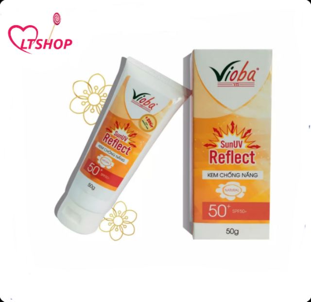 Kem chống nắng dưỡng da mặt và body SunUV Reflect SPF50+ của Vioba