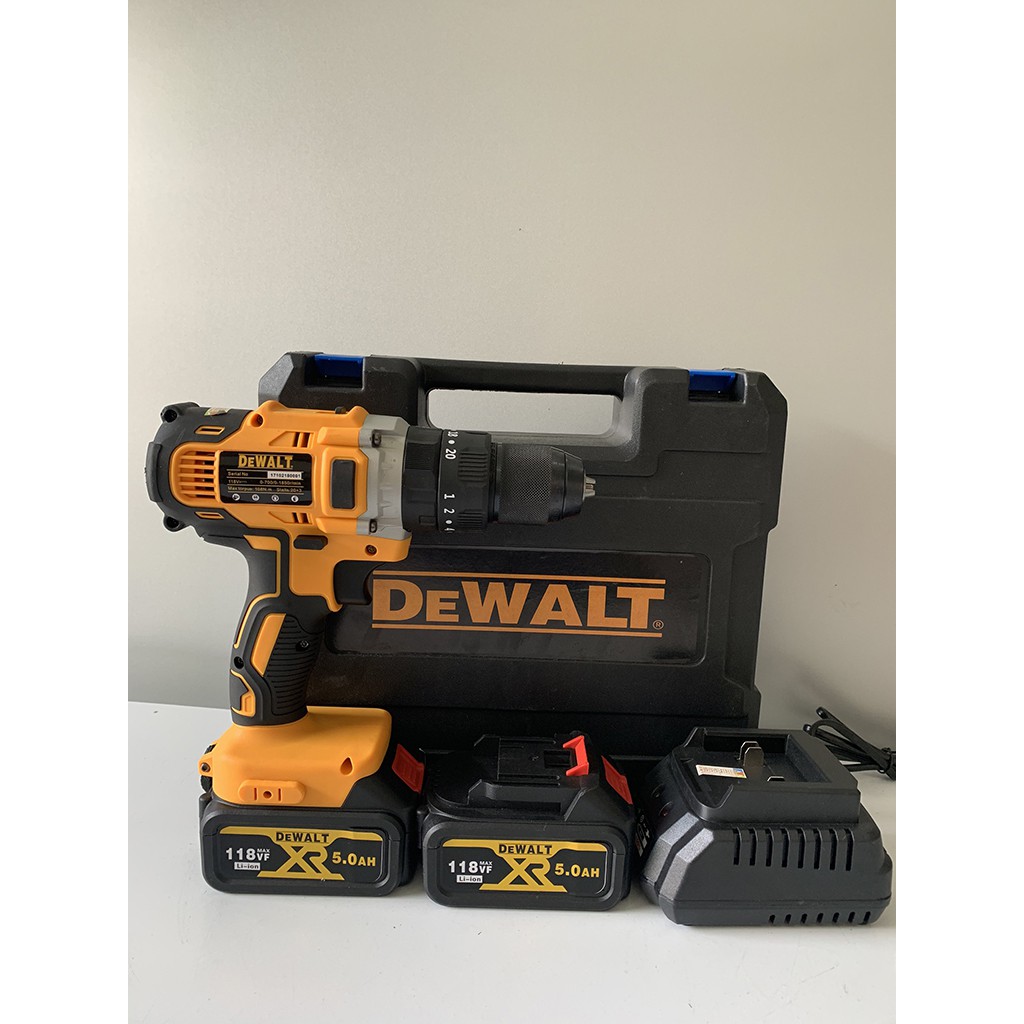 Máy Khoan Pin DEWALT 118V động cơ không chổi than- Hàng Chuẩn Loại 1 - Cam Kết Chính Hãng - Bảo Hành 6 Tháng