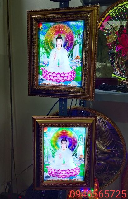 Hào quang Quan Âm 25x35cm, 30x40cm, 35x50cm