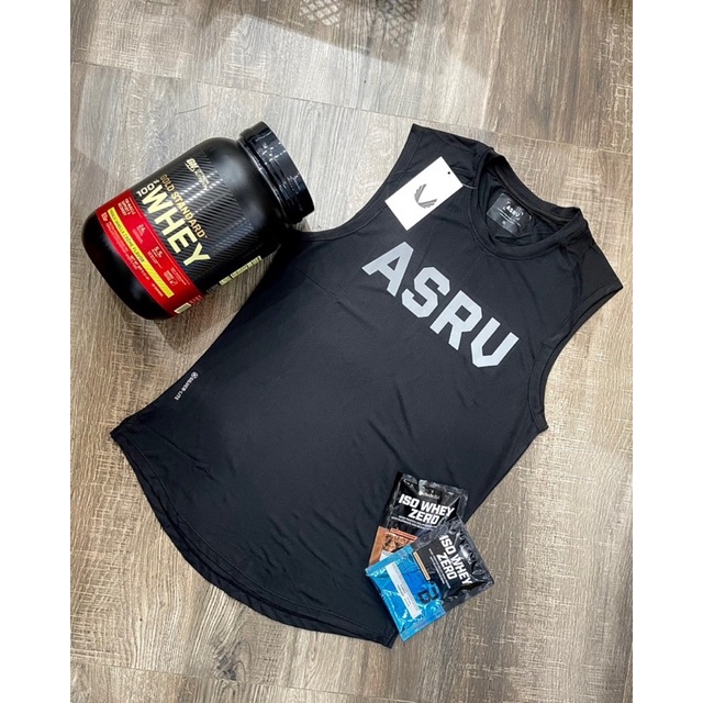 [Có bảo hành] [Ảnh thật] Áo Tanktop Vải Lưới Chữ ASRV DÀNH CHO GYMMER SIÊU THOÁNG MÁT THẤM MỒ HÔI