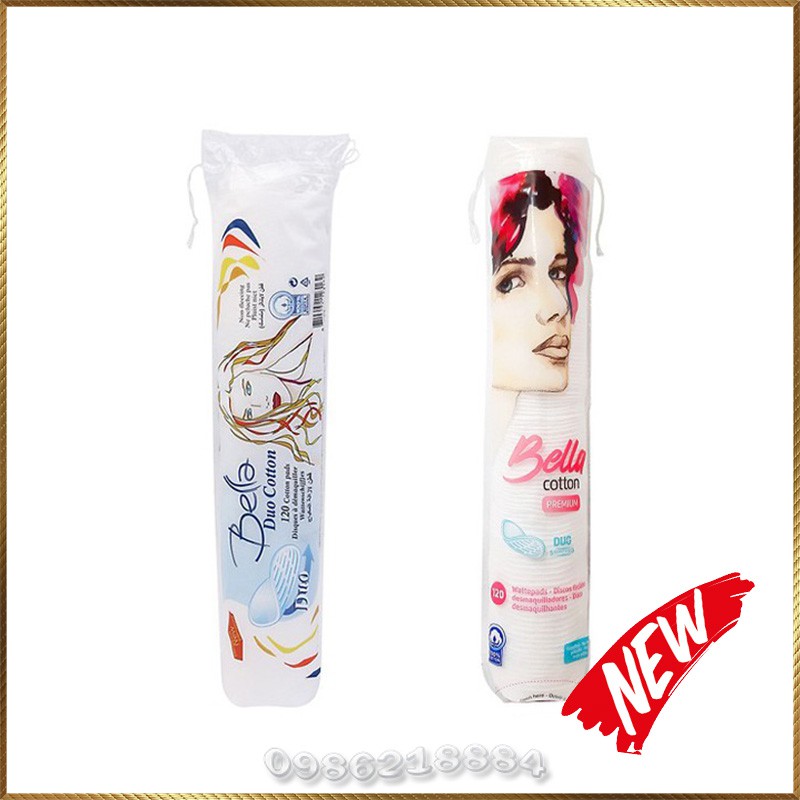 Bông tẩy trang Bella Duo Cotton BDC1