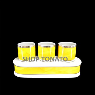 Chung bộ 3 ly thờ cúng 1518v2 cao 7.5cm