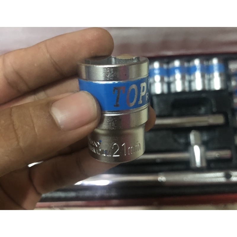 ✅Bộ tuýt khẩu 24 chi tiết hiệu TOP. Taiwan. Hệ 1/2 inch 10-32. Hàng siêu đẹp.