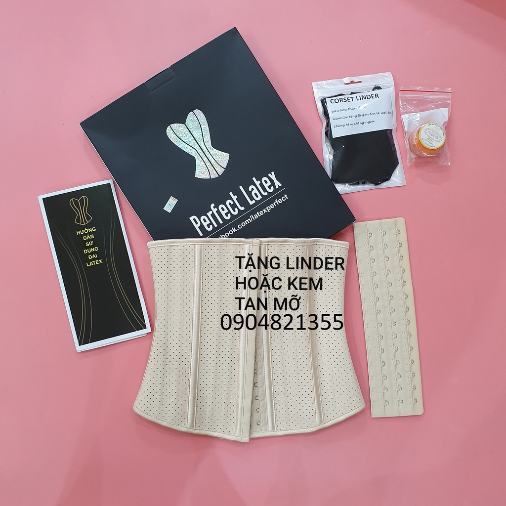 [Mã 12FASHIONSALE1 giảm 10K đơn 50K] [Kèm nối] Đai nịt bụng latex 25 xương thông hơi chuẩn Hy Lạp | BigBuy360 - bigbuy360.vn