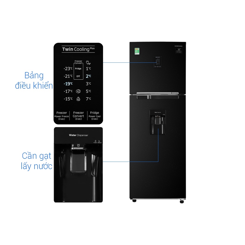 [SAMSUNG RT32K5932BU/SV] Tủ lạnh Samsung Inverter 319 lít RT32K5932BU/SV