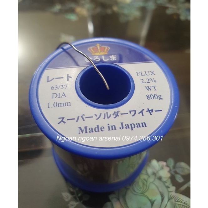 mucj 5:Thiếc hàn chuẩn xịn, báo giá 1 cuộn nguyên 1kg đủ