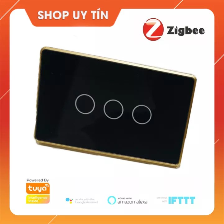 Công tắc cảm ứng Tuya zigbee chữ nhật