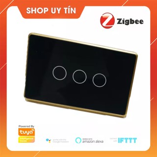 Công tắc cảm ứng Tuya zigbee chữ nhật