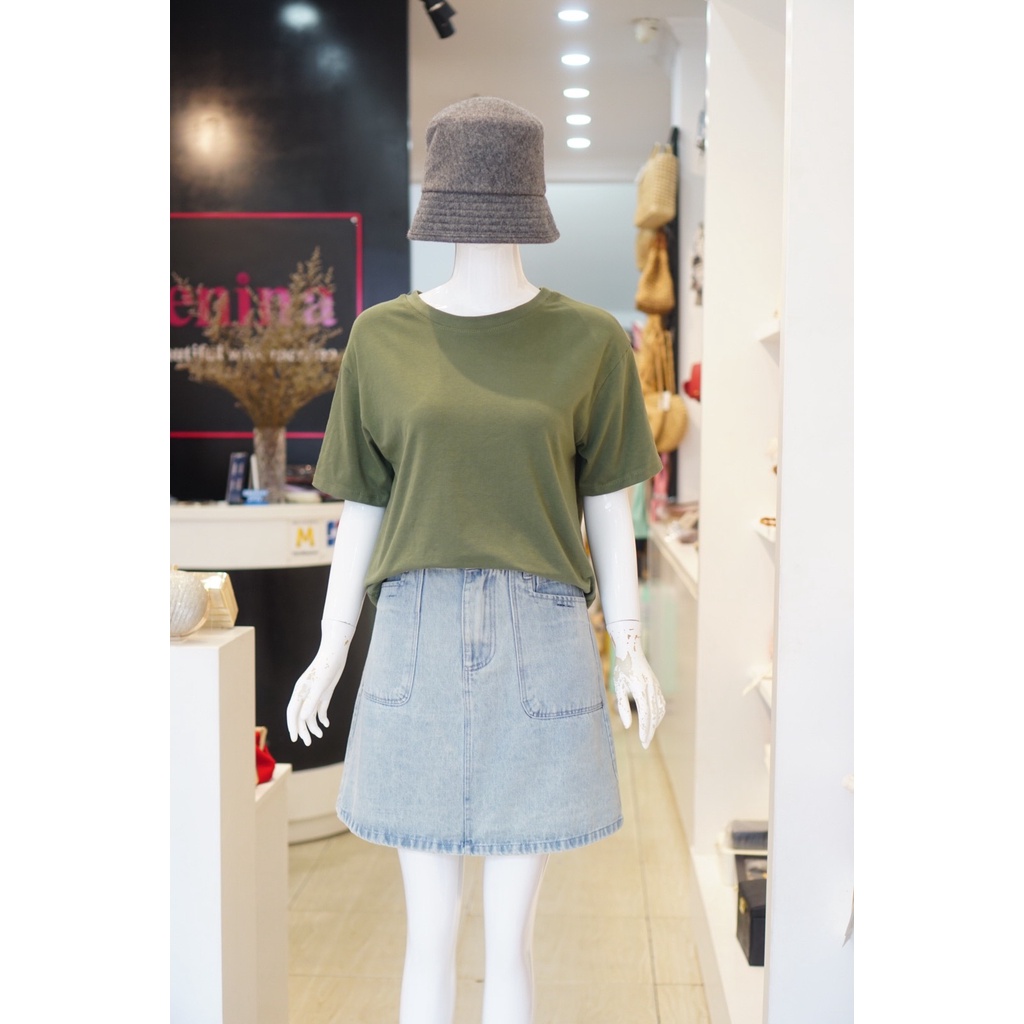 Áo phông trơn cotton 096 sale