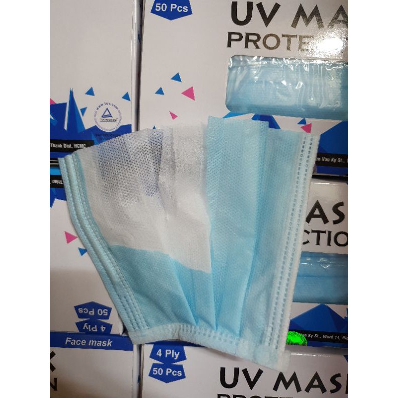 Khẩu trang y tế UV Mask 4 lớp Song Thiên (50 cái/hộp)