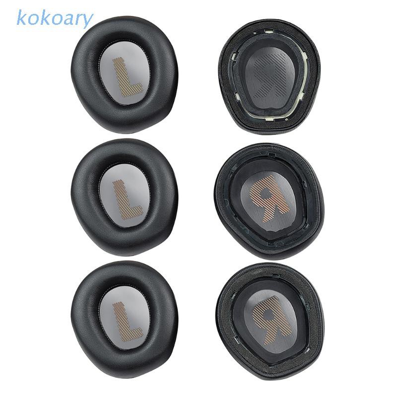 KOK 1Pair Replaced Soft Leather Earpads Sponge Foam Ear Cushion Cover for  -JBL QUANTUM Q100 Q600 Q800 Headphone Headset