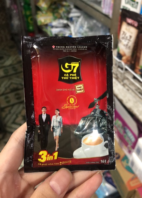 Lẻ 1 Gói Cà Phê Sữa Hoà Tan G7 Gói 16g