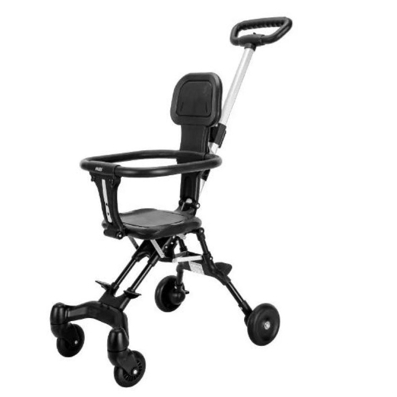 Xe đẩy 4 bánh vovo gấp gọn, xe đẩy siêu thị du lịch cho bé