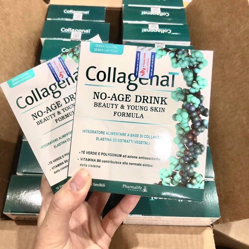 Collagen thủy phân CollagenaT No-age Dink (Collagenat) - Hộp 10 ống