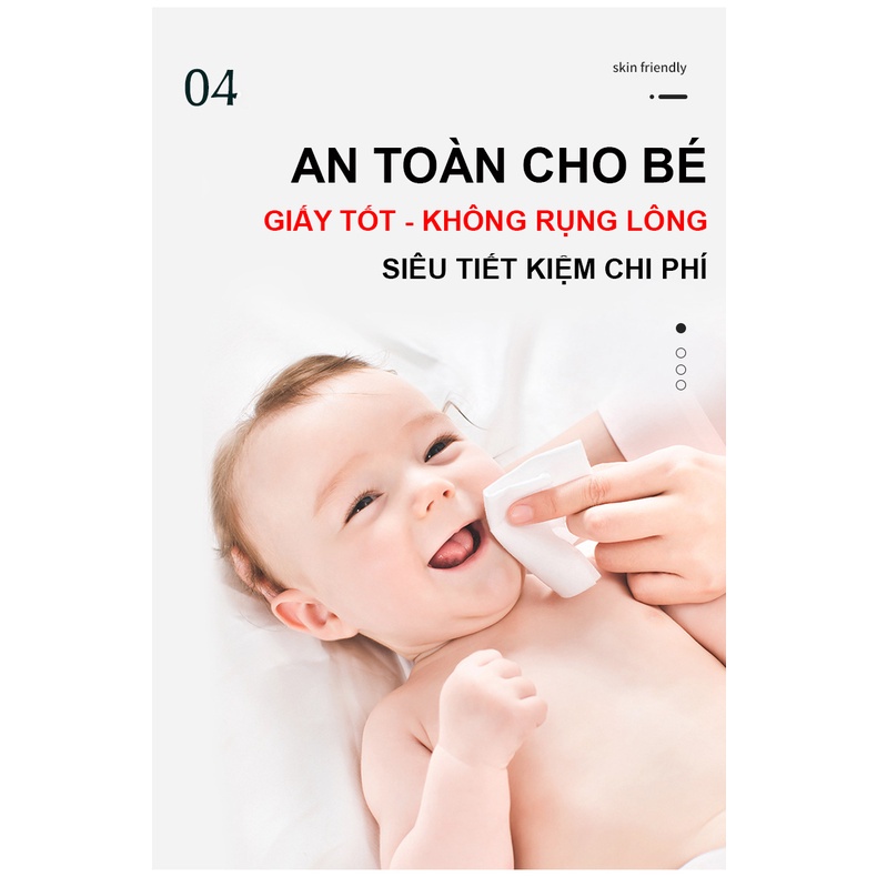 Khăn Giấy Ướt Mini - Khăn Giấy Ướt Không Mùi - Khăn Vịt Ướt - Siêu Mịn Siêu Tiết Kiệm, An Toàn Cho Bé Sơ Sinh - DUHALI