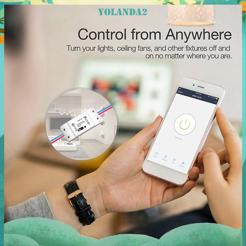 Công tắc điều khiển từ xa thông minh kết nối Wifi tiện lợi dễ sử dụng