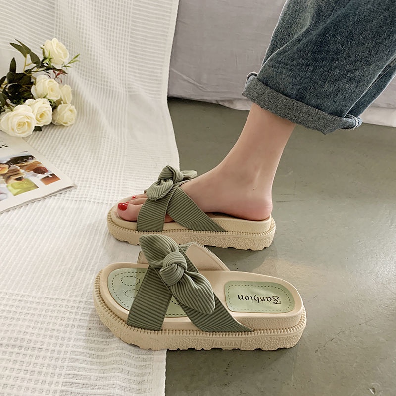 Giày Sandal Mùa Hè Đế Dày Phẳng Phong Cách Cổ Tích Hợp Thời Trang Cho Nữ