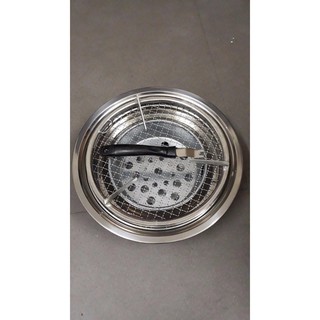 Bếp nướng âm bàn inox kèm kiểng lẩu , vỉ nướng inox 304 cao cấp