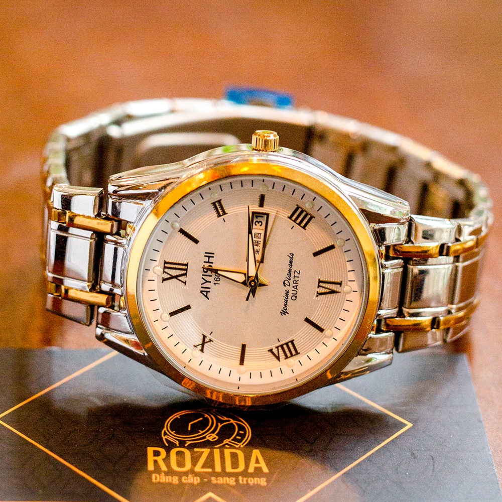 Đồng hồ nam chính hãng dây thép đẹp giá rẻ thời trang cao cấp chống nước Rozida'1 DH19 | BigBuy360 - bigbuy360.vn