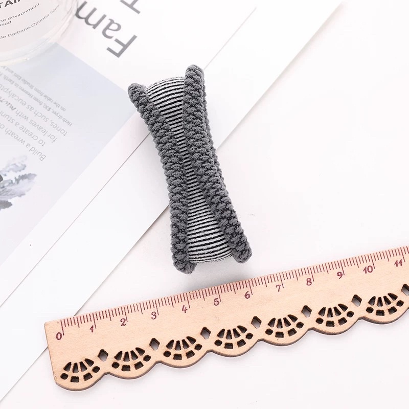 6 Thun Buộc Tóc Cotton Siêu Mềm Mại Không Gây Hư Tổn Tóc