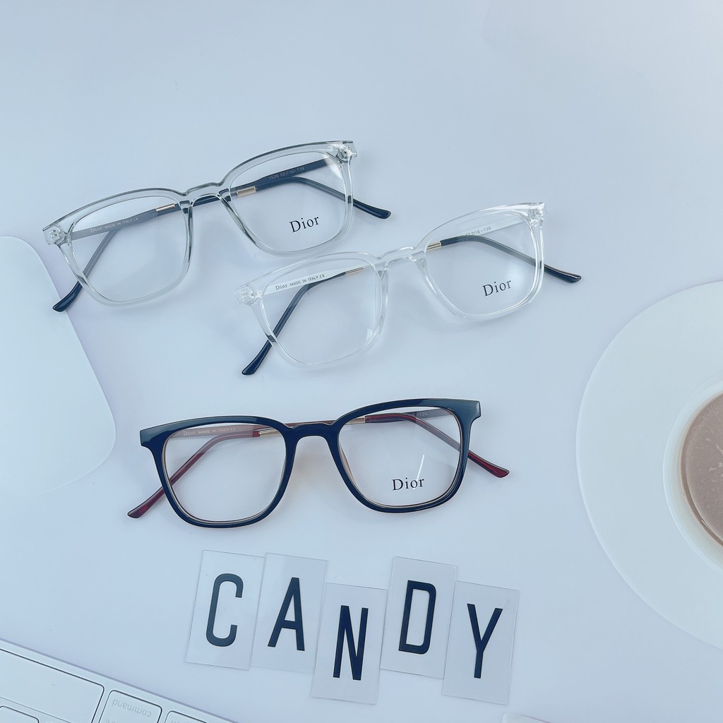 Gọng kính cận vuông nam nữ 1529 – Tiệm kính Candy