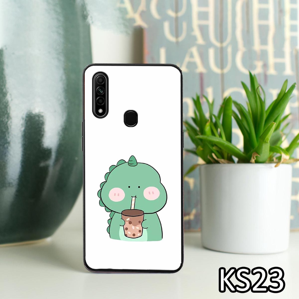 [SIÊU ƯU ĐÃI] Ốp lưng Oppo A8/A31/A91-2020 in hình chú khủng long siêu đẹp, độc, lạ_KINGSTORE.HN_Ốp lưng điện thoại