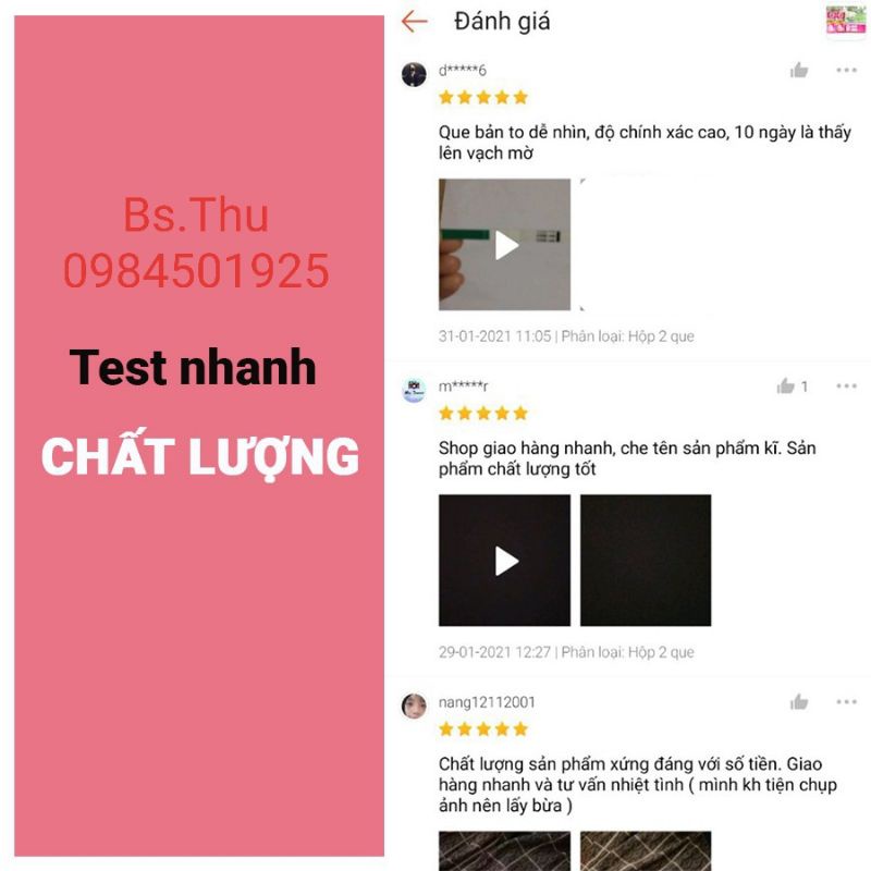 Combo 2 que thử thai PRE TEST nhập khẩu Mỹ phát hiện thai sớm sau 6-9 ngày QHTDKBV