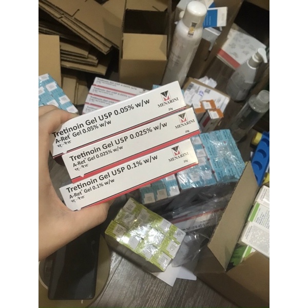 Tretinoin Aret gel 0.1% - 0.05% - 0.025% (20g) - tretinol giảm mụn, chống lão hóa (tre Ấn Độ chính hãng) | BigBuy360 - bigbuy360.vn
