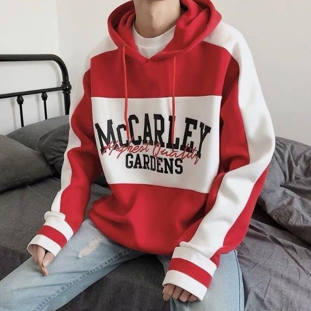 Áo hoodie phối chữ nam nữ FREESIZE | BigBuy360 - bigbuy360.vn
