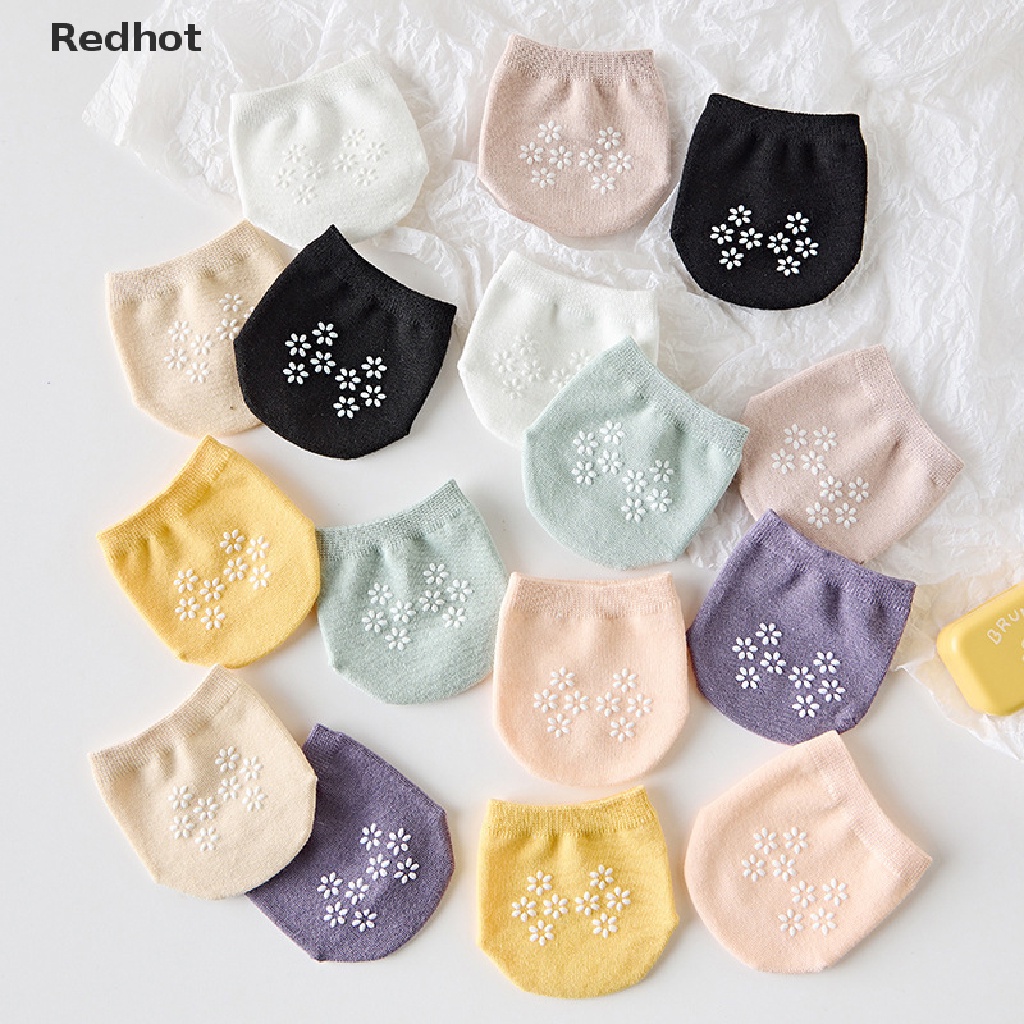 &lt; Redhot &gt; Vớ Cotton Vô Hình Thoải Mái Phong Cách Hàn Quốc Cho Nữ