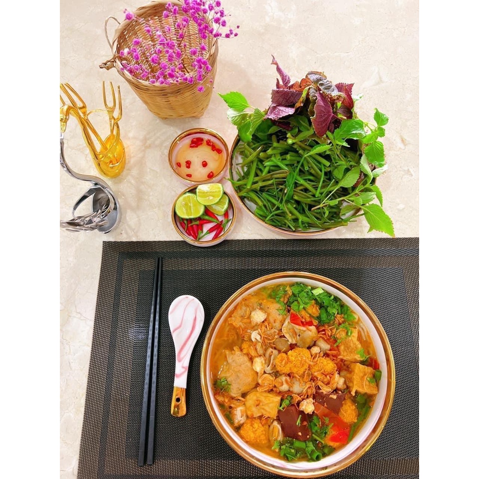 Mộc riêu + cốt riêu ngon loại 1 nấu bún riêu cực nhanh